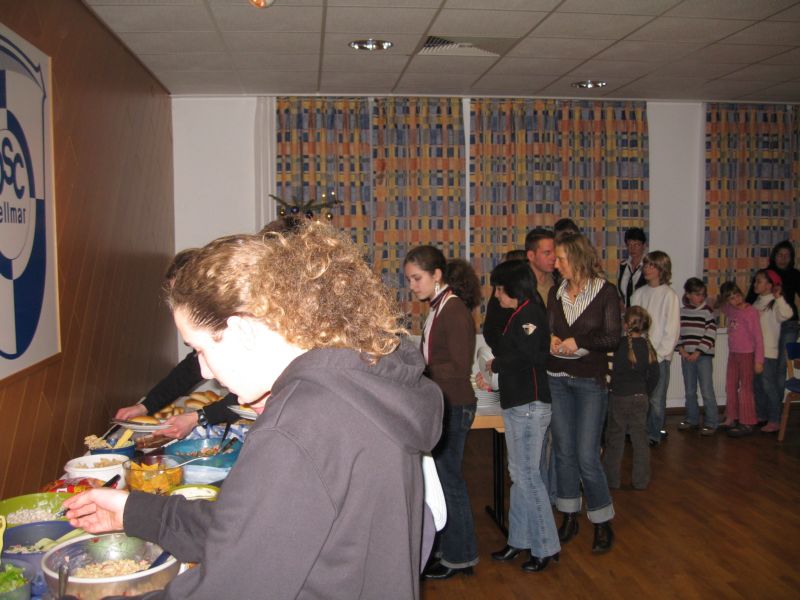 Das Buffet ist er�ffnet